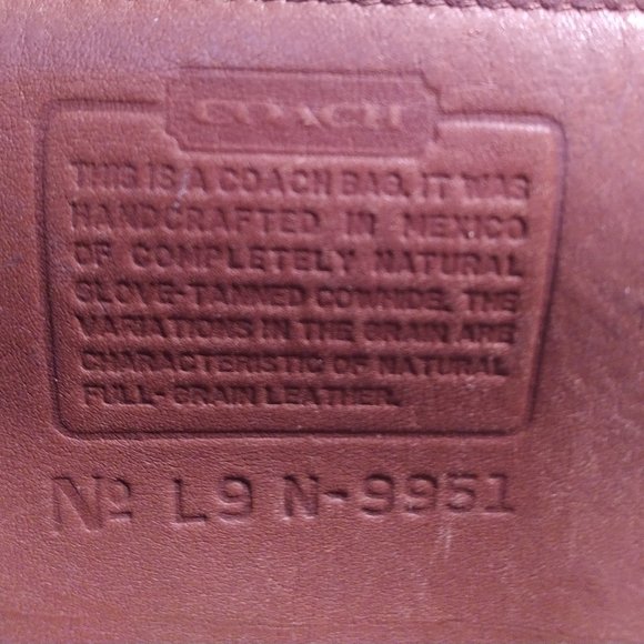 Vintage Coach Leather Flap Crossbody Bag 1999 - Picture 4 of 7